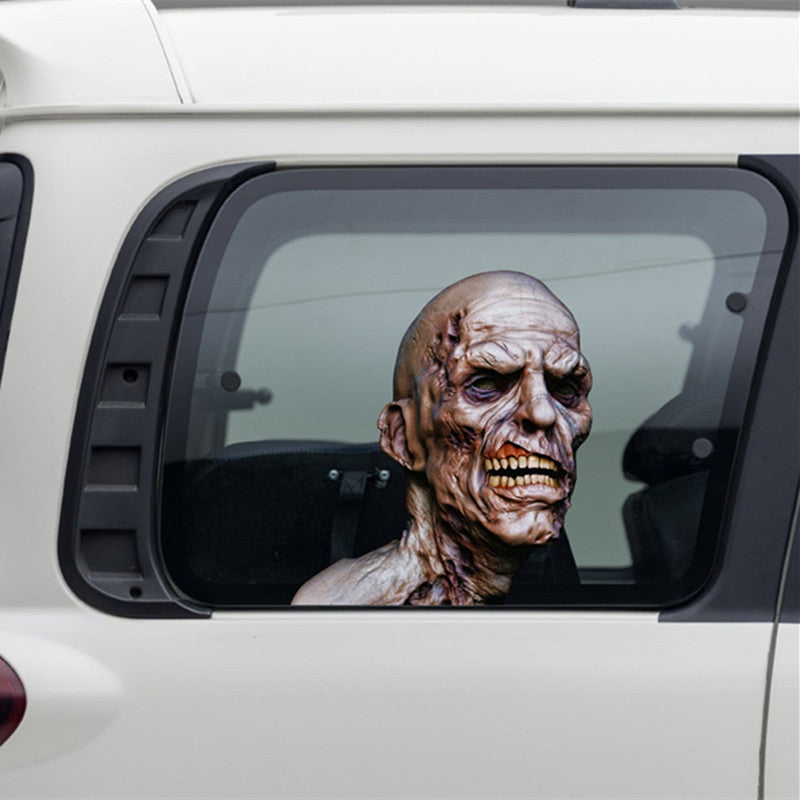Scary Halloween Zombie Car Window 3D Sticker